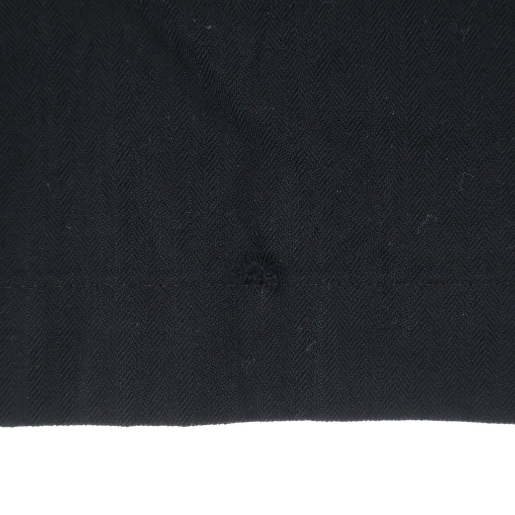 AURALEE(オーラリー) WOOL HERRINGBONE OVER SHIRT ウール ヘリンボーン オーバー 長袖シャツ ブラック A25SB01CH