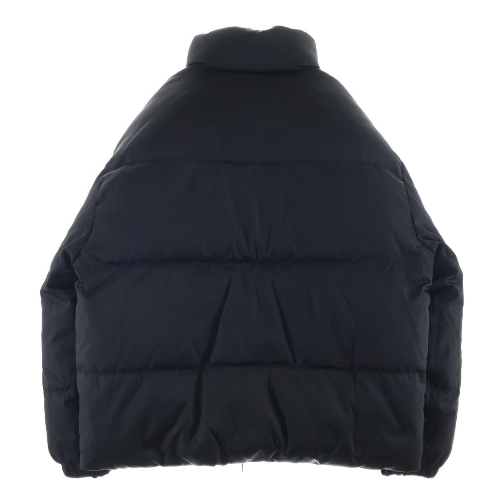 PRADA(プラダ) 22AW RE-NYLON リナイロン トライアングルロゴ リバーシブルナイロンダウンジャケット ブラック SGC045 S222 1WQ8