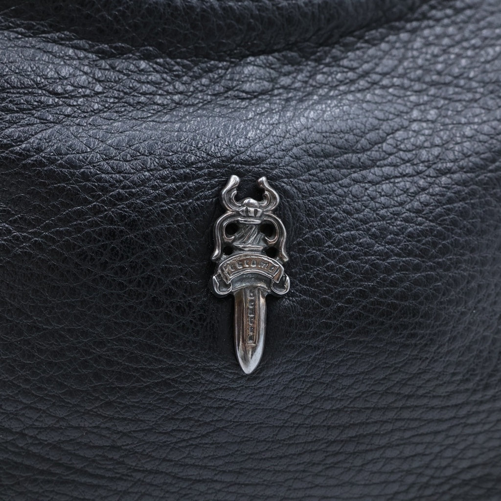 CHROME HEARTS(クロムハーツ) VIV ヴィヴ ダガー装飾 レザーハンドバッグ ブラック レディース
