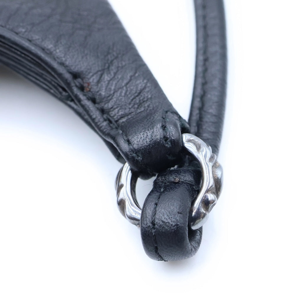 CHROME HEARTS(クロムハーツ) VIV ヴィヴ ダガー装飾 レザーハンドバッグ ブラック レディース