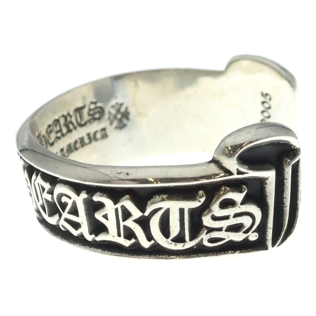 CHROME HEARTS(クロムハーツ) SCROLL LABEL CUFF BRACELET CHクロスレーベルブレスレット シルバー