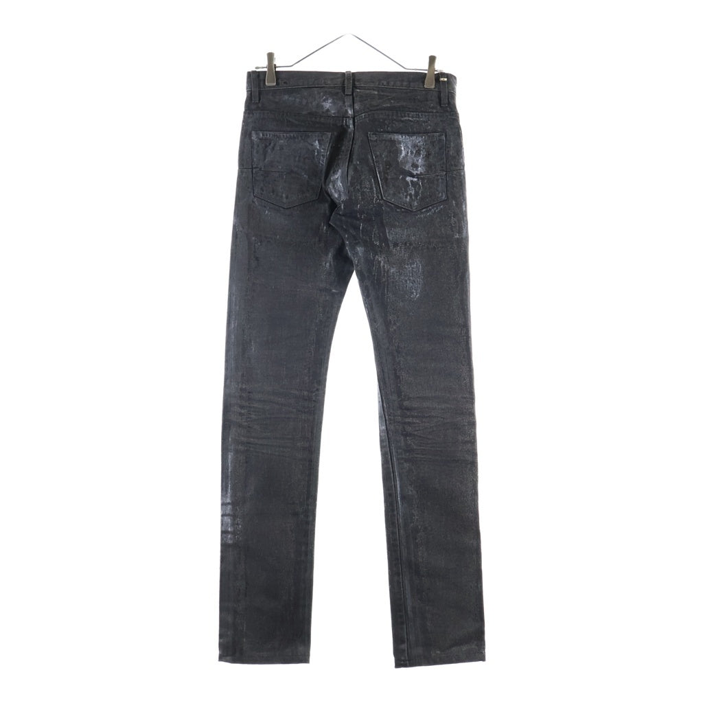 Dior HOMME(ディオールオム) LUSTER COATING DENIM ラスターコーティングデニムパンツ ブラック