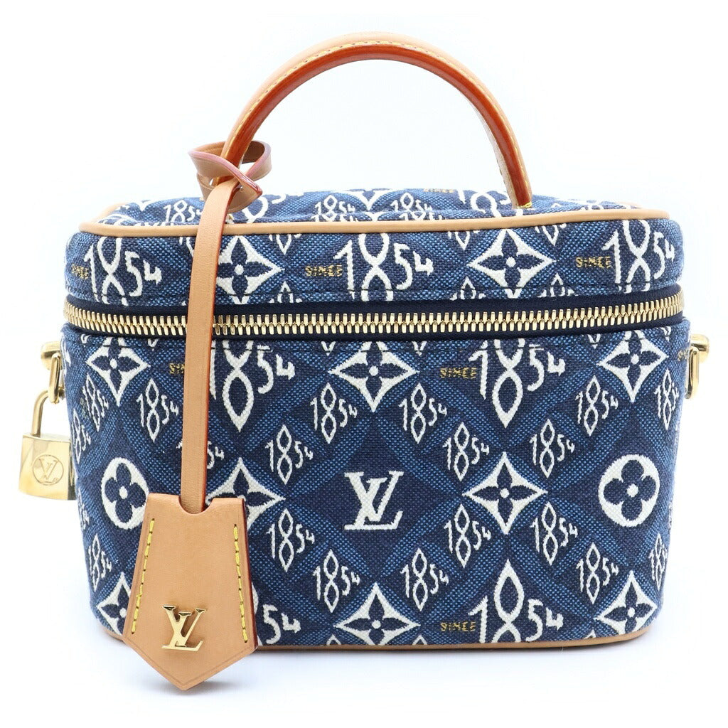 LOUIS VUITTON(ルイヴィトン) ルイヴィトン バニティバック モノグラム ブルー M57403