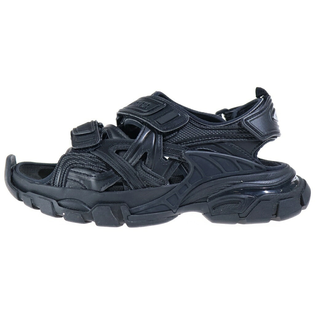 BALENCIAGA(バレンシアガ) TRACK SANDAL トラック レザーサンダル ブラック レディース 617543