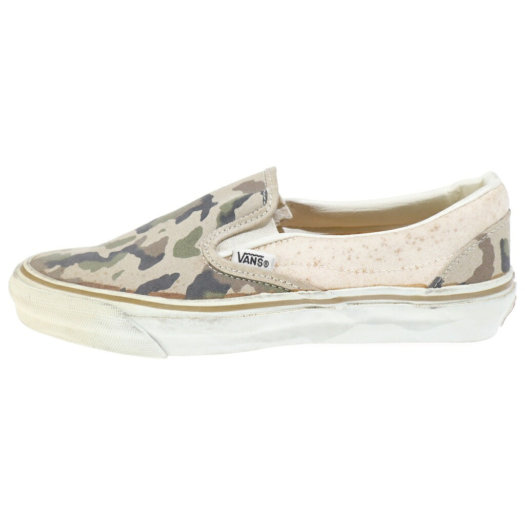 VANS(ヴァンズ) 90S USA製 スリッポン ローカットスニーカー カモフラ