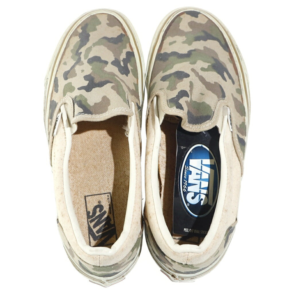 VANS(ヴァンズ) 90S USA製 スリッポン ローカットスニーカー カモフラ