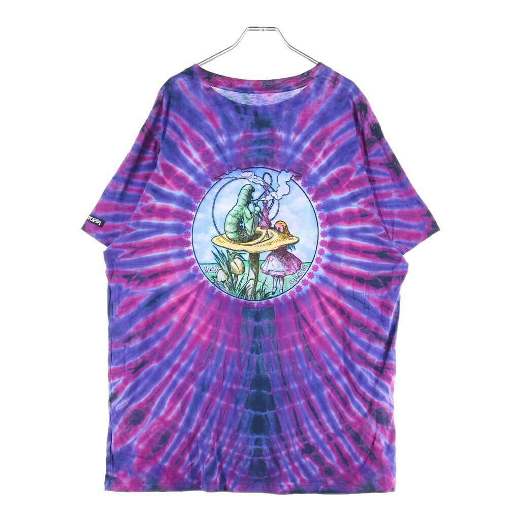 NO BRAND(ノーブランド) RED HOT CHILI PEPPERS × FREAKTOPIA TIE DYE T-SHIRT レッドホットチリペッパー フリークトピア タイダイ染め クルーネック半袖カットソーTシャツ マルチカラー