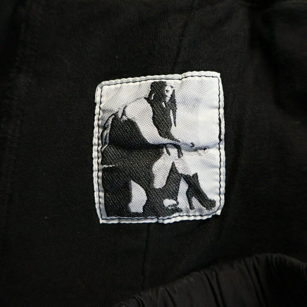 DRKSHDW(ダークシャドウ) 24SS LIDO BERLIN DRAWSTRING リド期 ドローストリングストレートスウェットパンツ ブラック DU01D1392-RIG