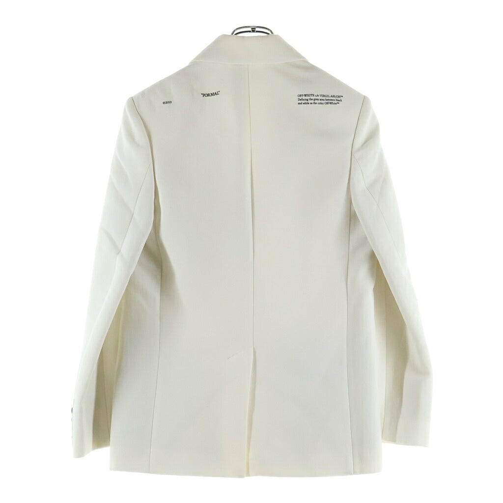 OFF-WHITE(オフホワイト) トムボーイ 1B テーラドジャケット ベージュ OWEF064S21FAB003
