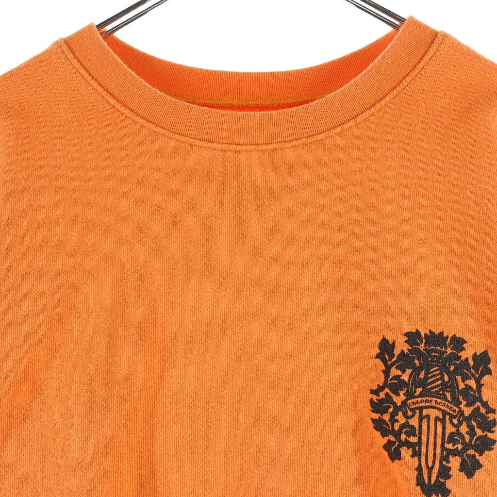 CHROME HEARTS(クロムハーツ) USA LIMITED VINE DAGGER PRINT SWEATSHIRT USA限定 ヴァインダガープリント スウェットシャツ オレンジ
