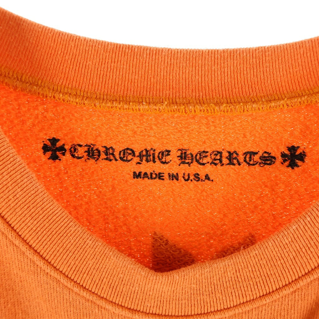 CHROME HEARTS(クロムハーツ) USA LIMITED VINE DAGGER PRINT SWEATSHIRT USA限定 ヴァインダガープリント スウェットシャツ オレンジ