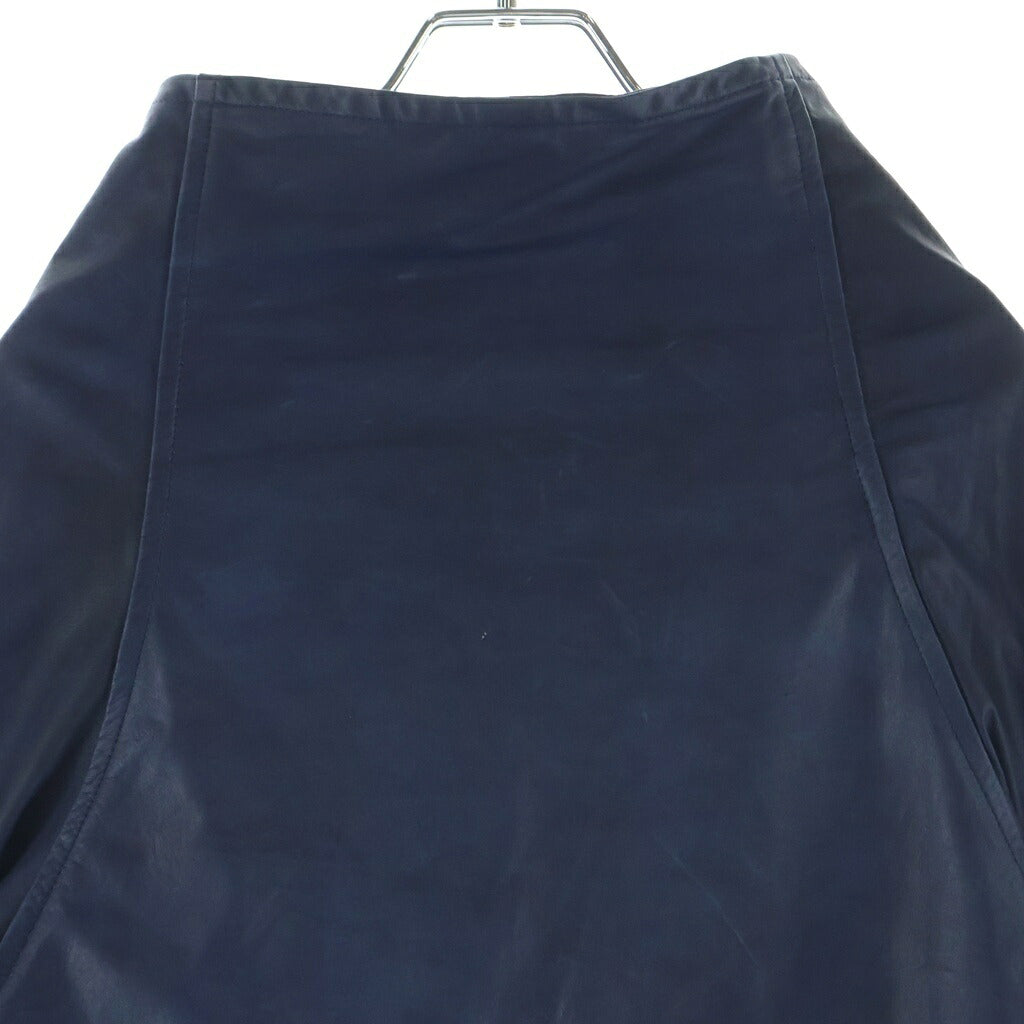 Y's(ワイズ) Indigo Mud Dyed Leather Jacket インディゴ マッド ダイド レザージャケット レディース ネイビー YR-J17-728