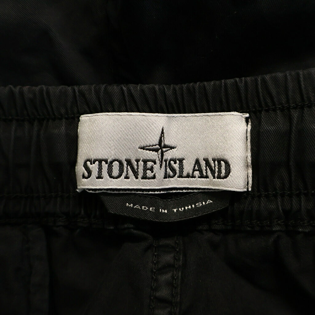 STONE ISLAND(ストーンアイランド) CARGO JOGGERS ロゴワッペン カーゴジョガーパンツ ブラック K1S153100313S0010