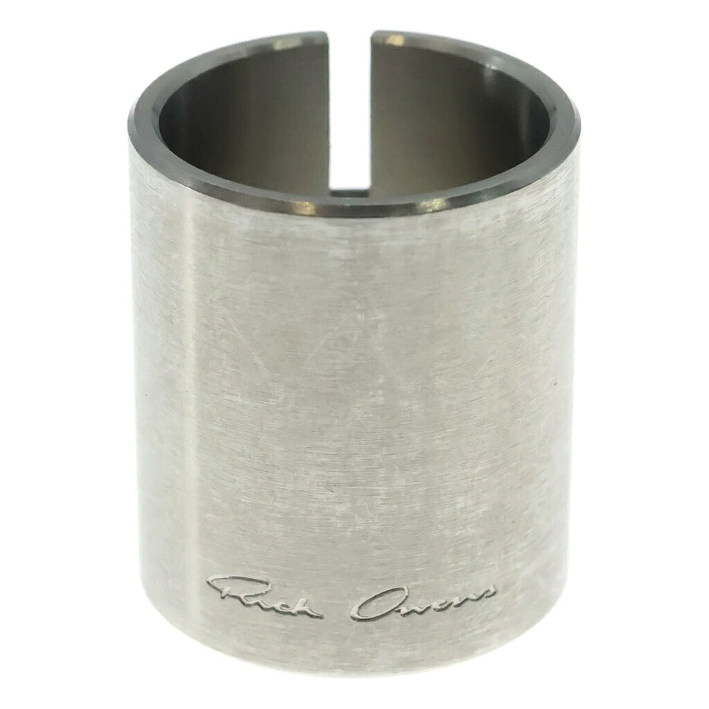 Rick Owens(リックオウエンス) SLITTED THUMB RING スリットデザインサムリング シルバー