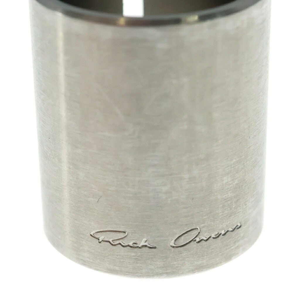 Rick Owens(リックオウエンス) SLITTED THUMB RING スリットデザインサムリング シルバー