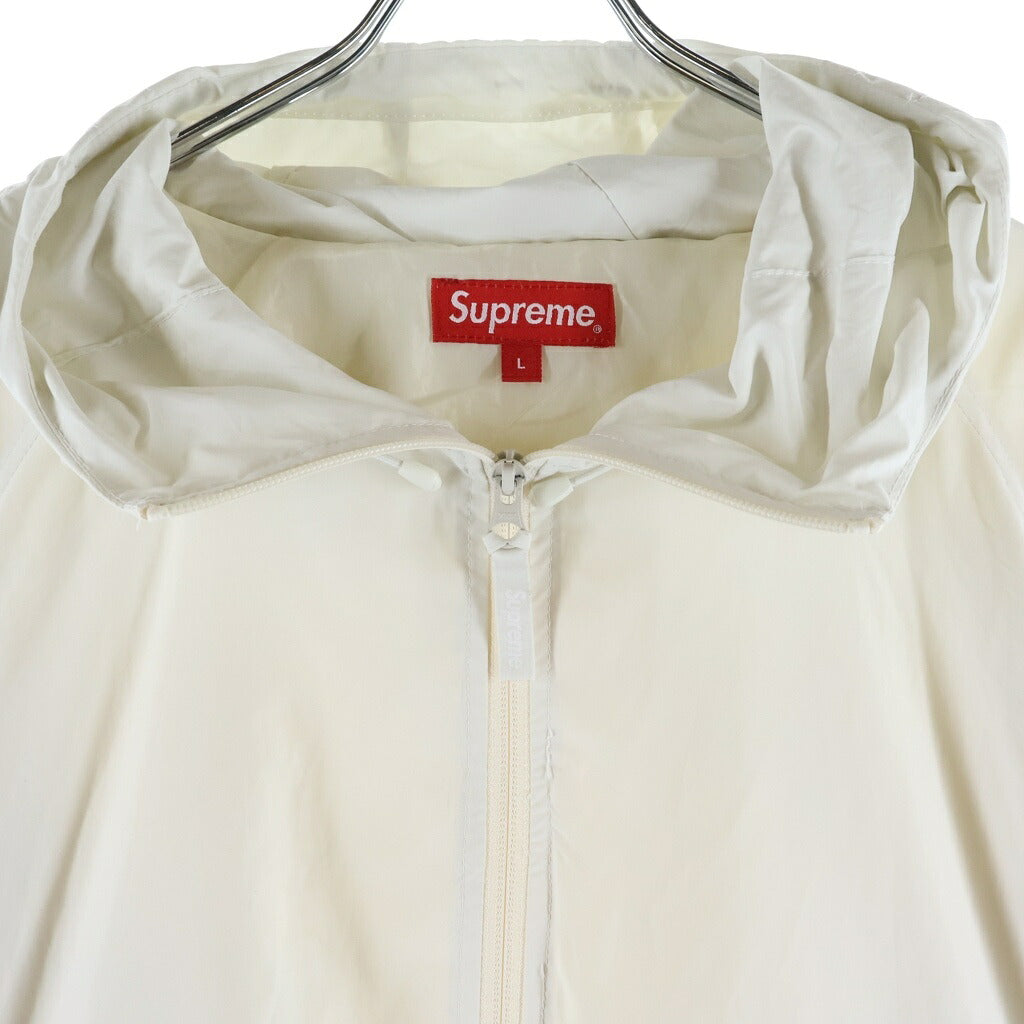 SUPREME(シュプリーム) 23SS Lightweight Nylon Hooded Jacket ナイロンフーデッド ジャケット ホワイト