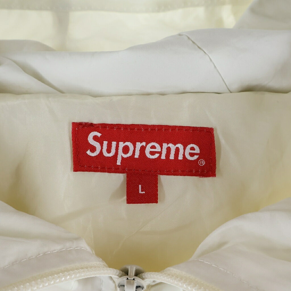 SUPREME(シュプリーム) 23SS Lightweight Nylon Hooded Jacket ナイロンフーデッド ジャケット ホワイト