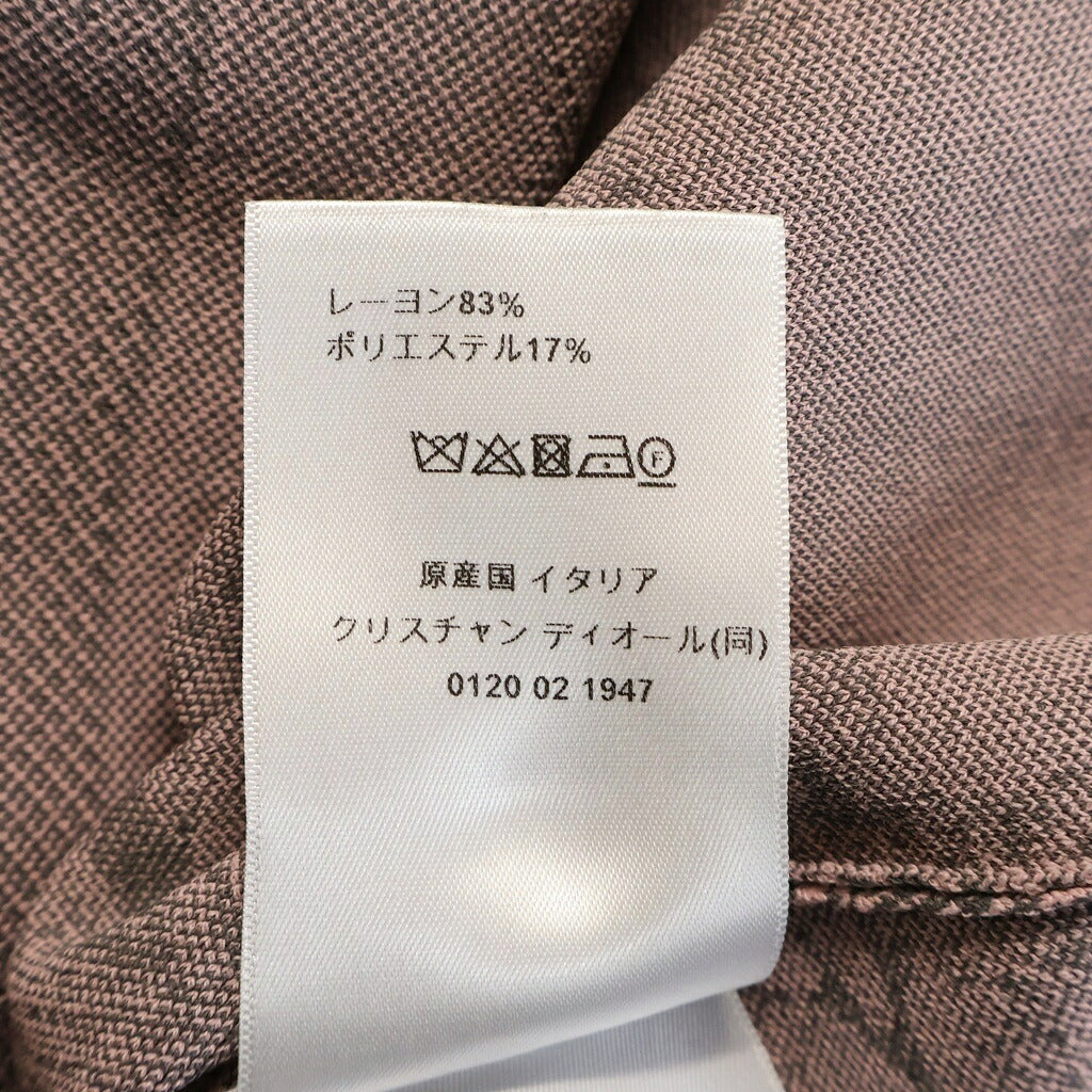 Christian Dior(クリスチャンディオール) 23SS DIORVIERA ディオールヴィエラ アートデザイン総柄 ボタンアップ半袖シャツ ピンク レディース 344V13AM510
