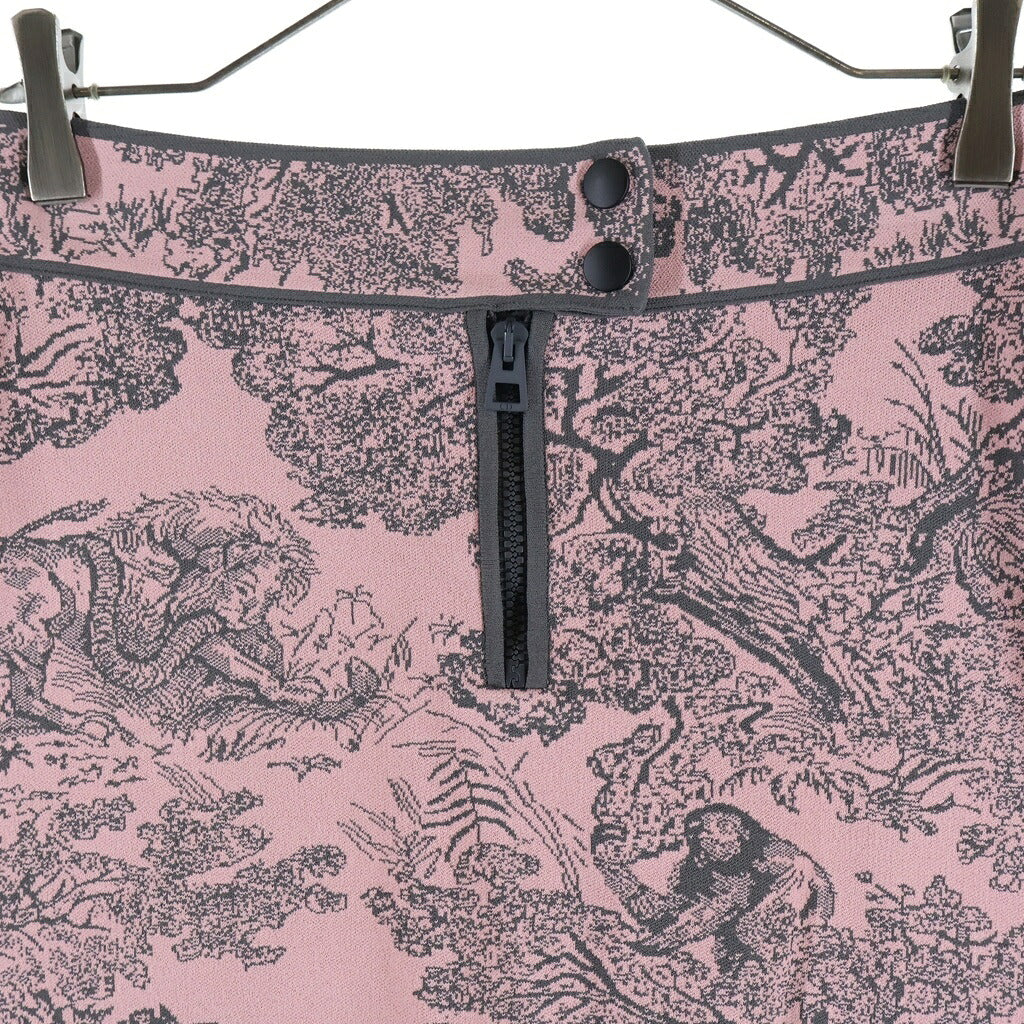 Christian Dior(クリスチャンディオール) 23SS DIORVIERA ディオールヴィエラ アートデザイン総柄 タイトスカート ピンク レディース 344J11AM510
