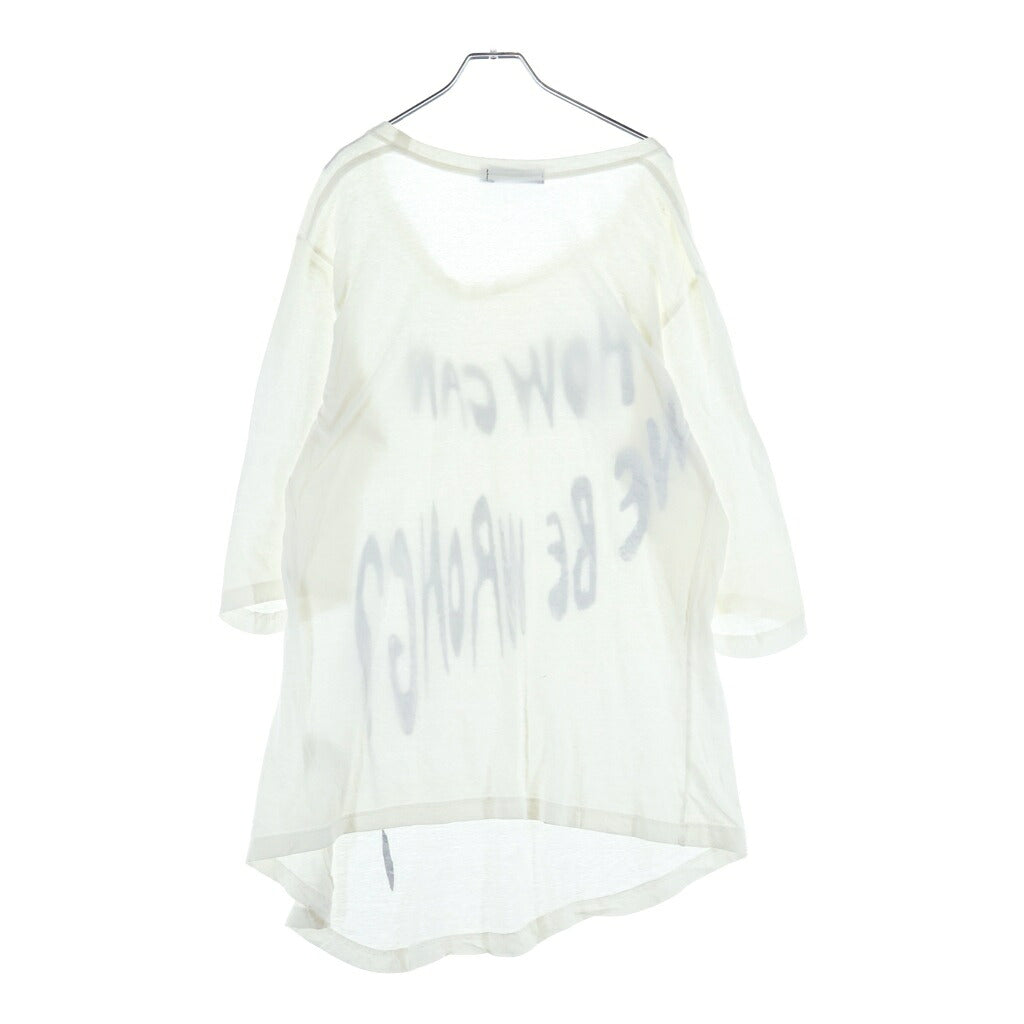 UNDERCOVER(アンダーカバー) 04SS 歪みグラフィックTシャツ カットソー ホワイト