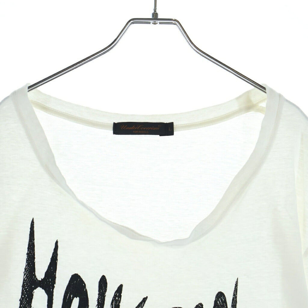 UNDERCOVER(アンダーカバー) 04SS 歪みグラフィックTシャツ カットソー ホワイト