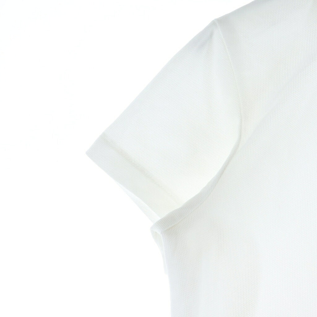 COMME des GARCONS(コムデギャルソン) フロントフリルデザイン セーラーカラー 半袖シャツ ホワイト