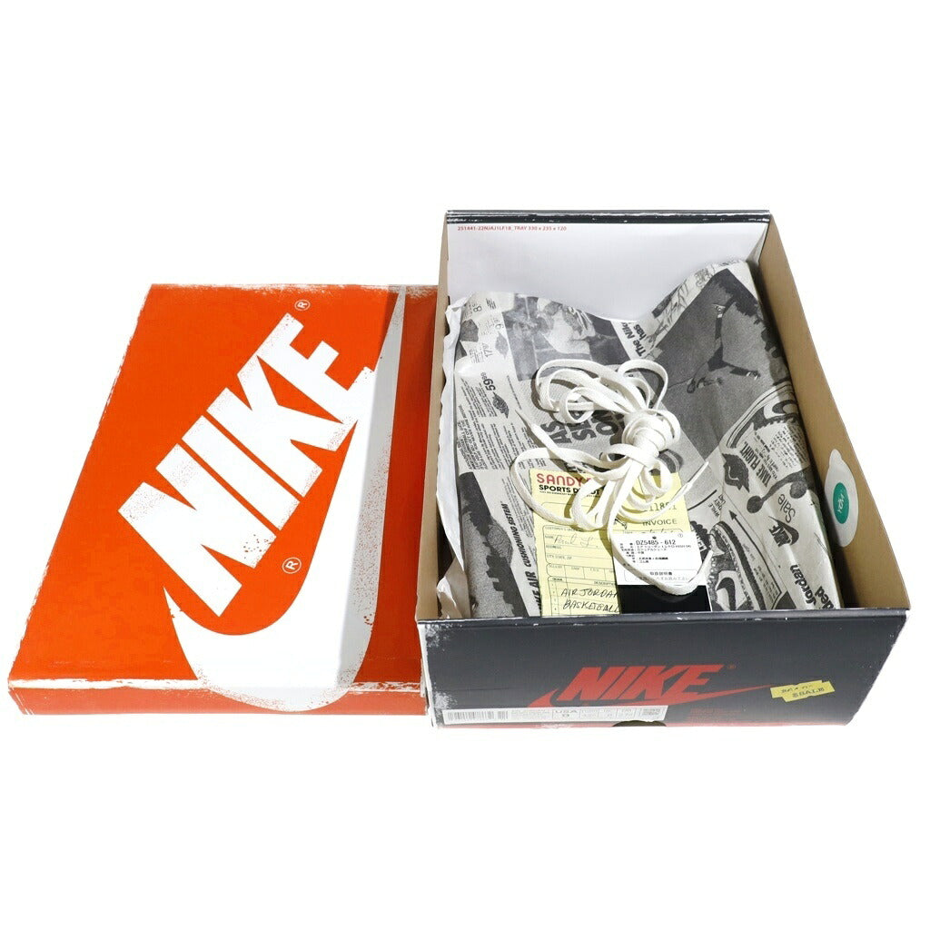 NIKE(ナイキ) AIR JORDAN1 HIGH OG LOST & FOUND CHICAGO エアジョーダン1 ロスト アンド ファウンド シカゴ ハイカットスニーカー ホワイト/レッド US9/27cm DZ5485-612