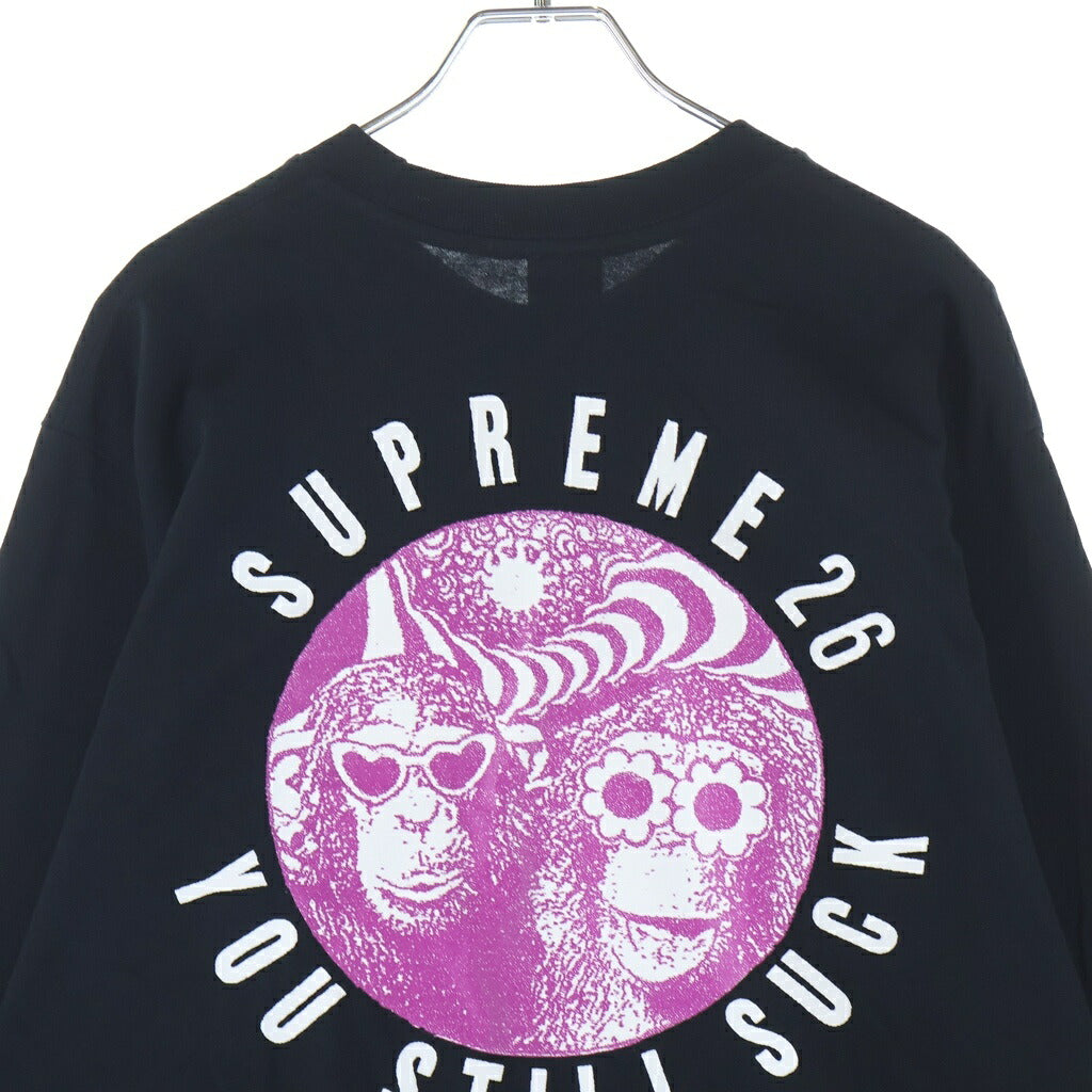 SUPREME(シュプリーム) 26AW YOU STIL SUCK TEE ユースティルサック ロングスリーブTシャツ カットソー ブラック