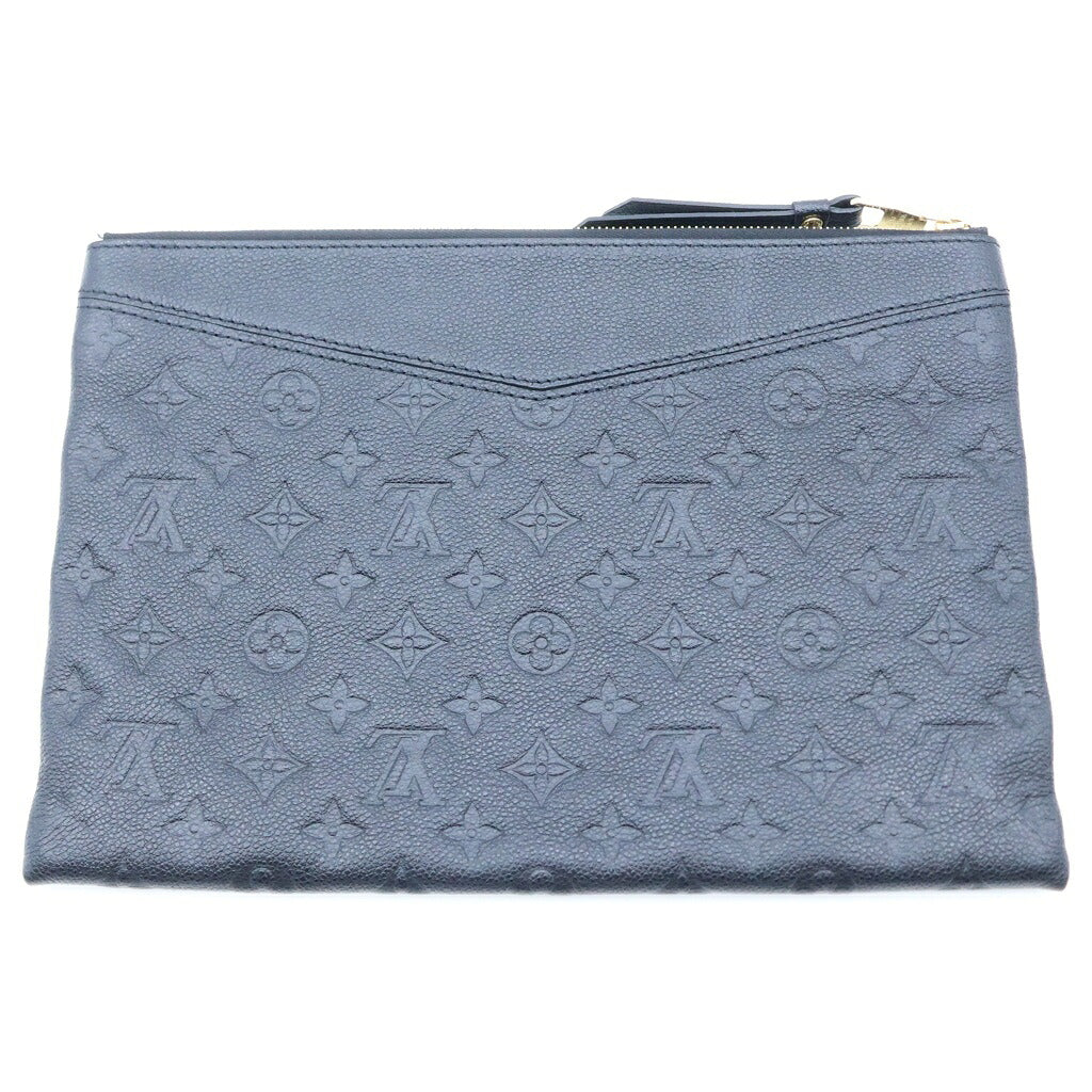 LOUIS VUITTON(ルイヴィトン) モノグラムアンプラント デイリーポーチ クラッチバッグ セカンドバッグ レザー ノワール M62937