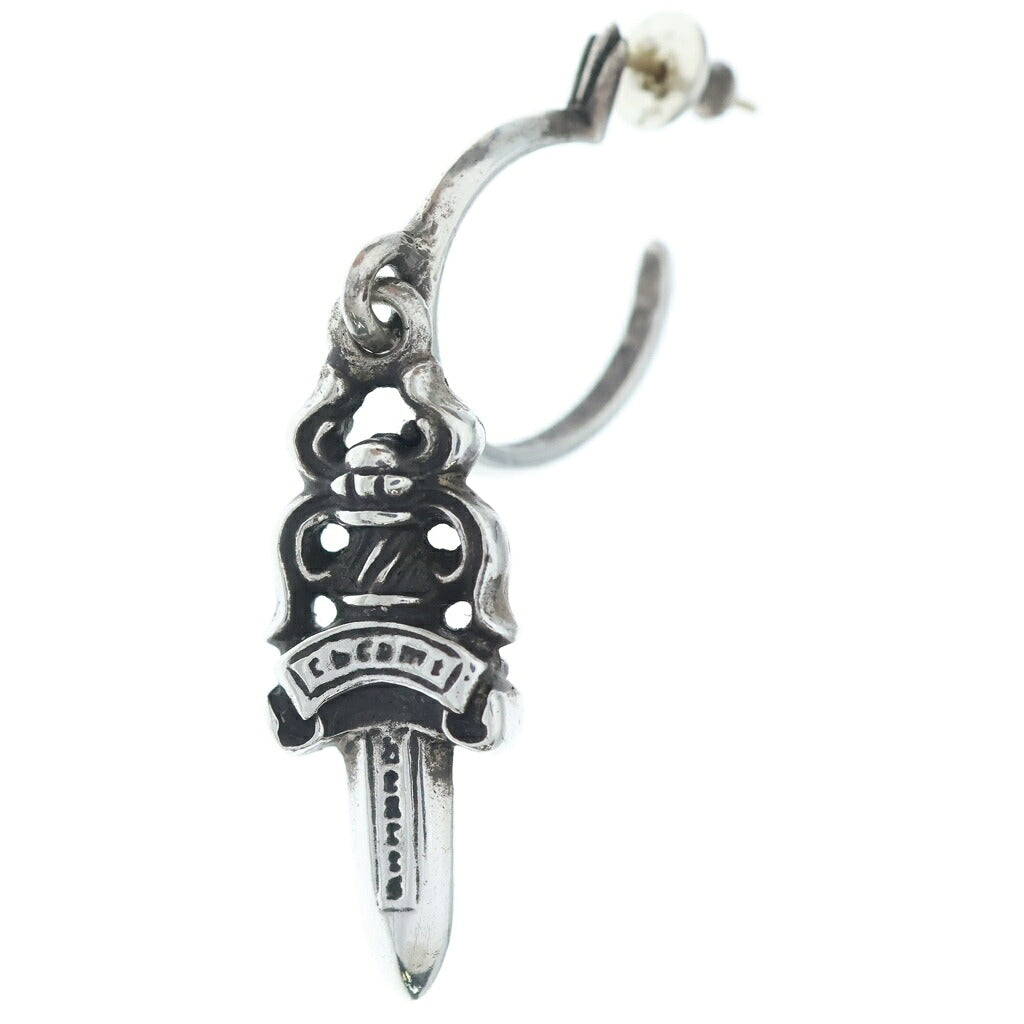 CHROME HEARTS(クロムハーツ) No5 DAGGER #5 ダガーフープ ピアス シルバー BCA106
