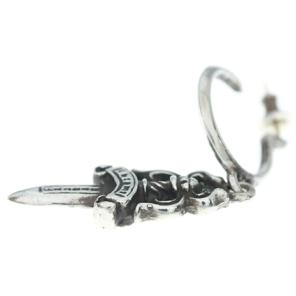 CHROME HEARTS(クロムハーツ) No5 DAGGER #5 ダガーフープ ピアス シルバー BCA106