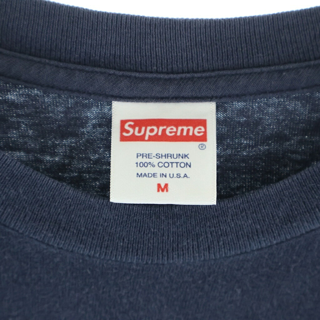 SUPREME(シュプリーム) 19SS Buju Banton Tee ブジュバントンプリント クルーネック半袖Tシャツカットソー ネイビー