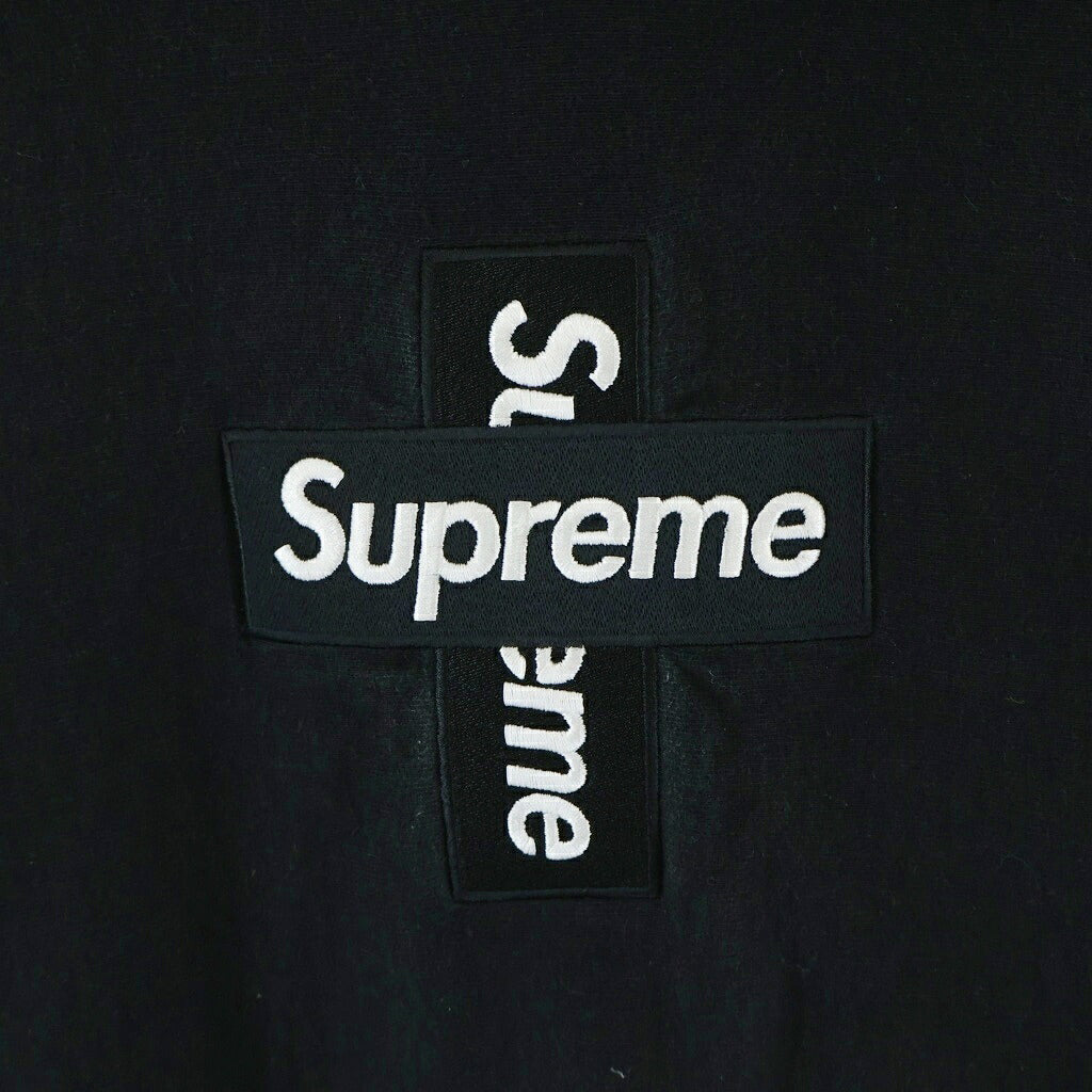 SUPREME(シュプリーム) 20AW Cross Box Logo Hooded Sweatshirt プルオーバーパーカー ブラック