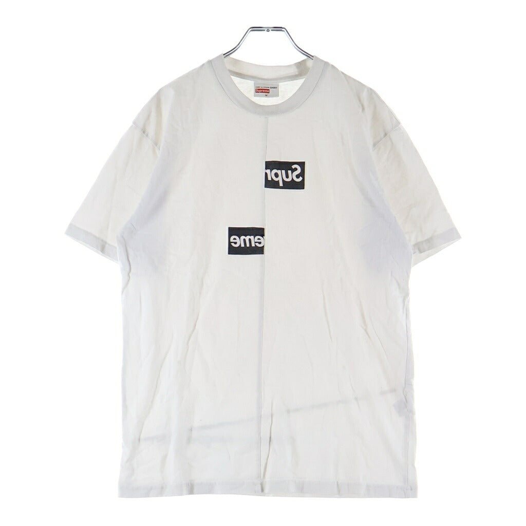 SUPREME(シュプリーム) 18AW Split Box Logo Tee クルーネックTシャツ カットソー ホワイト