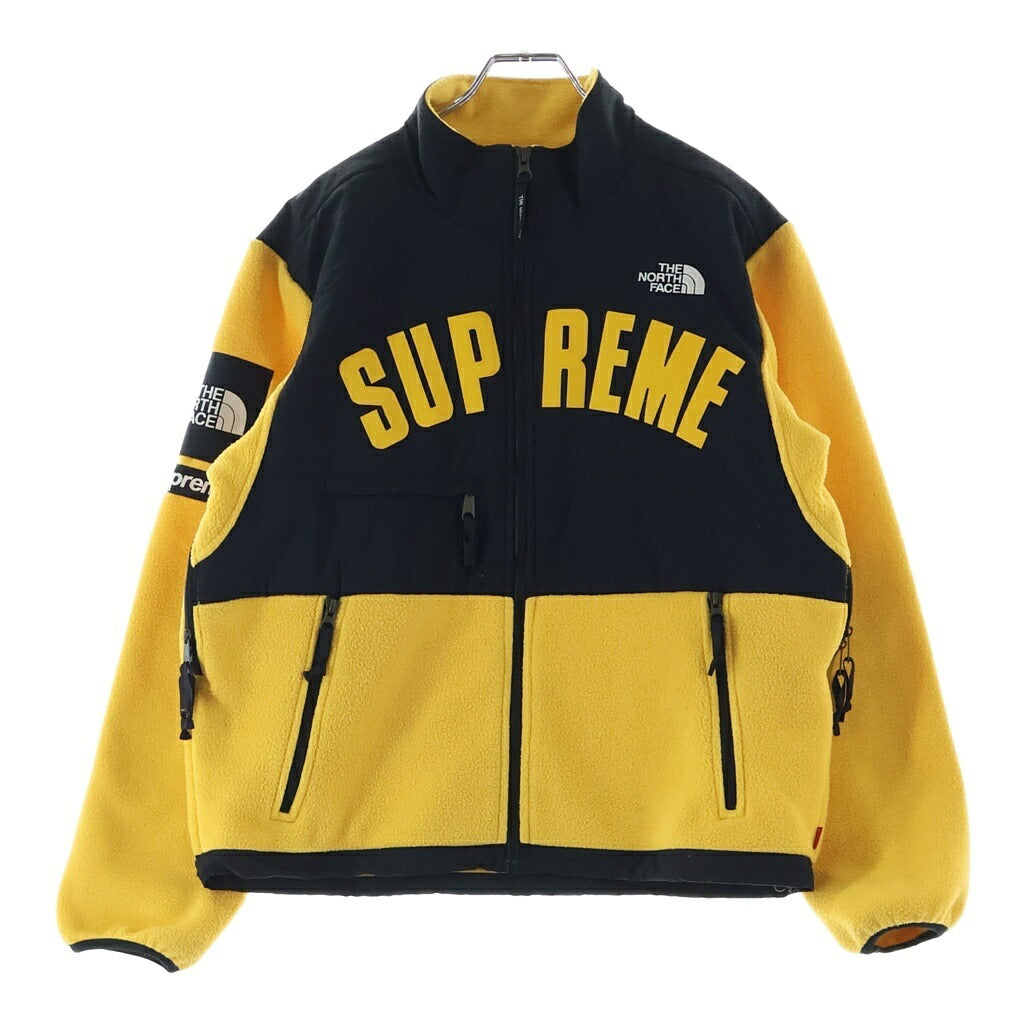 SUPREME(シュプリーム) 19SS ×THE NORTH FACE Arc Logo Denali Fleece Jacket フリースジャケット ブラック/イエロー NA119031