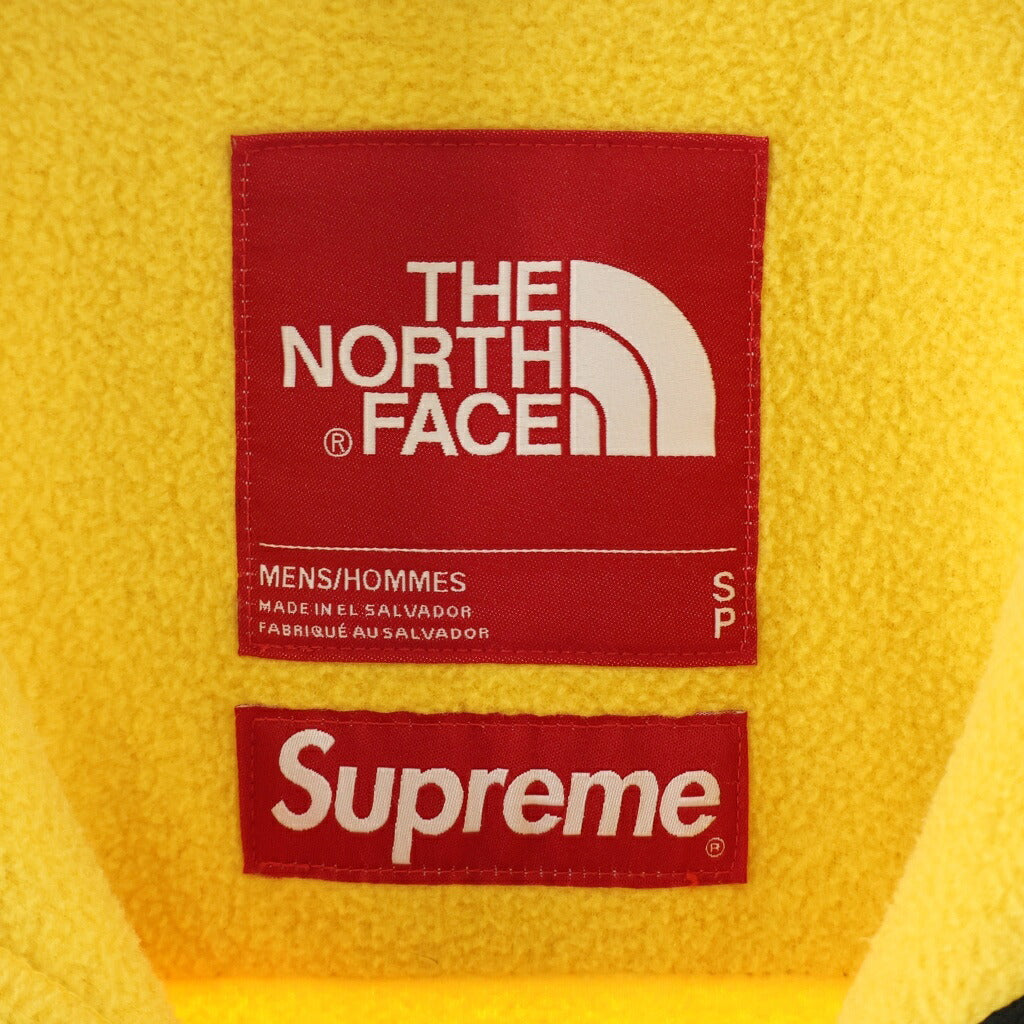 SUPREME(シュプリーム) 19SS ×THE NORTH FACE Arc Logo Denali Fleece Jacket フリースジャケット ブラック/イエロー NA119031