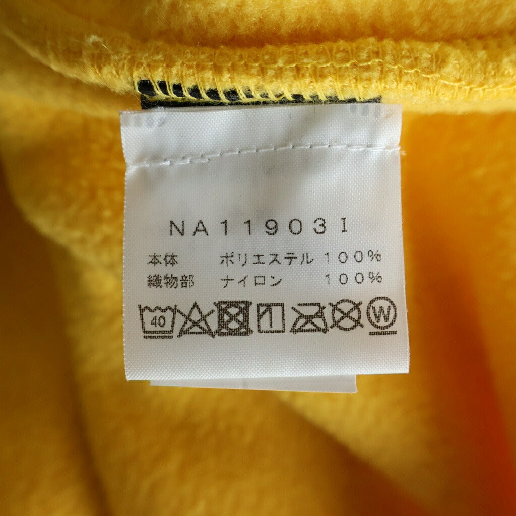 SUPREME(シュプリーム) 19SS ×THE NORTH FACE Arc Logo Denali Fleece Jacket フリースジャケット ブラック/イエロー NA119031