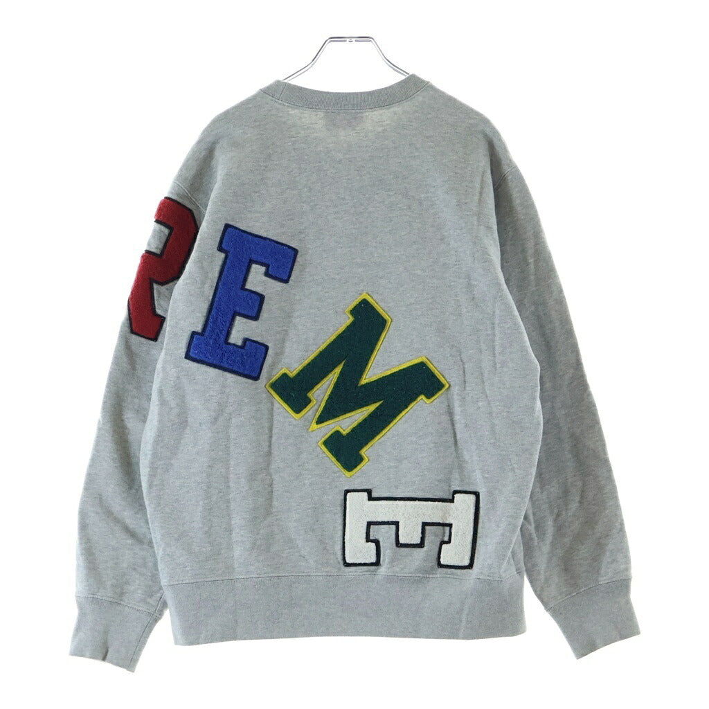 SUPREME(シュプリーム) 20AW Big Arc Crewneck ビッグアーチロゴ クルーネックスウェットトレーナー グレー