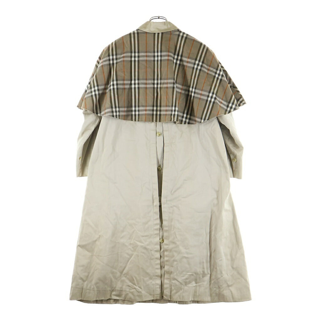 BURBERRY(バーバリー) ステンカラーロングコート ノバチェック ブラウン C-TK83-01601-P