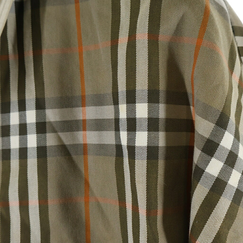 BURBERRY(バーバリー) ステンカラーロングコート ノバチェック ブラウン C-TK83-01601-P