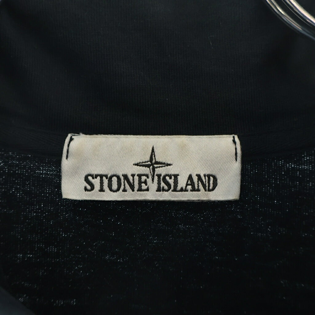 STONE ISLAND(ストーンアイランド) SWEAT ZIP SHIRT スウェット シップシャツ ブラック 791562050 V0029