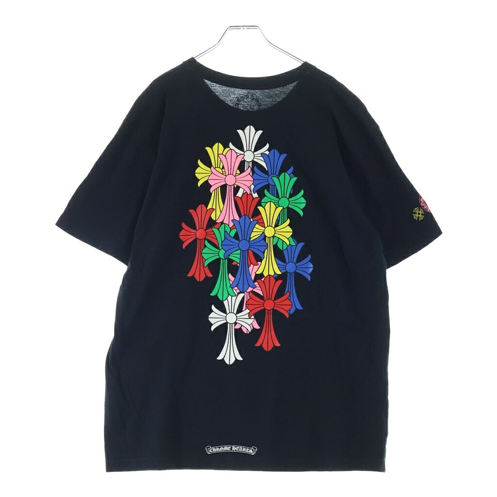 CHROME HEARTS(クロムハーツ) MLT CEM CRS TEE マルチセメタリークロスプリント クルーネック半袖Tシャツカットソー ブラック