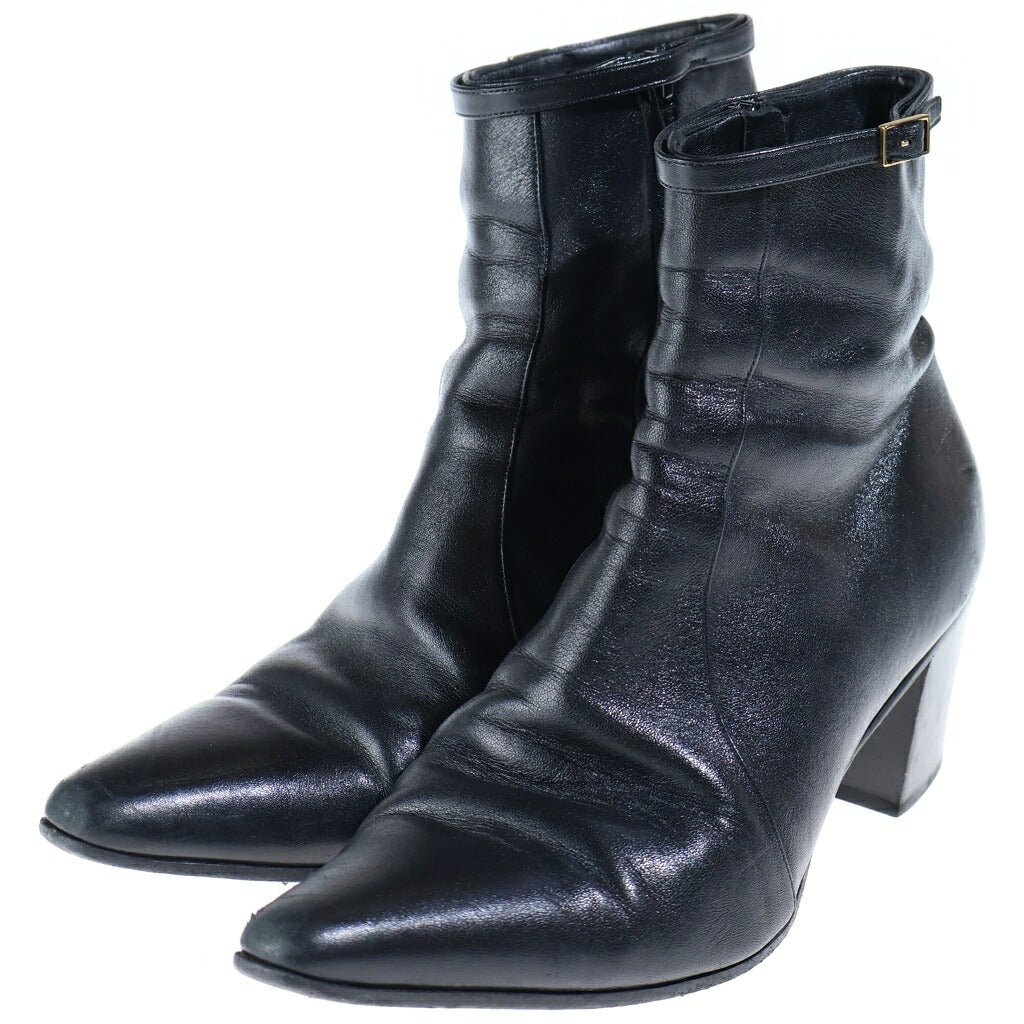 SAINT LAURENT PARIS(サンローランパリ) 23SS ARSUN アースン サイドジップヒールブーツ ブラック 43 735762