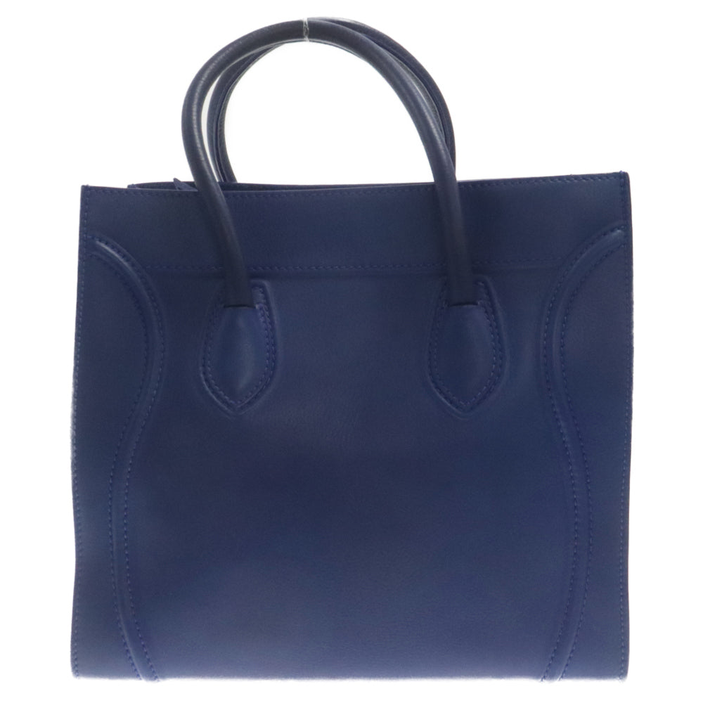 CELINE(セリーヌ) Medium Phantom Luggage Tote Bagr ファントムラゲージ レザートートバッグ F-TB-0142 ブルー