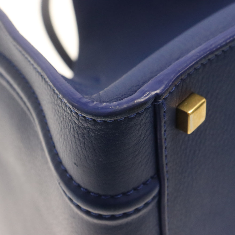 CELINE(セリーヌ) Medium Phantom Luggage Tote Bagr ファントムラゲージ レザートートバッグ F-TB-0142 ブルー