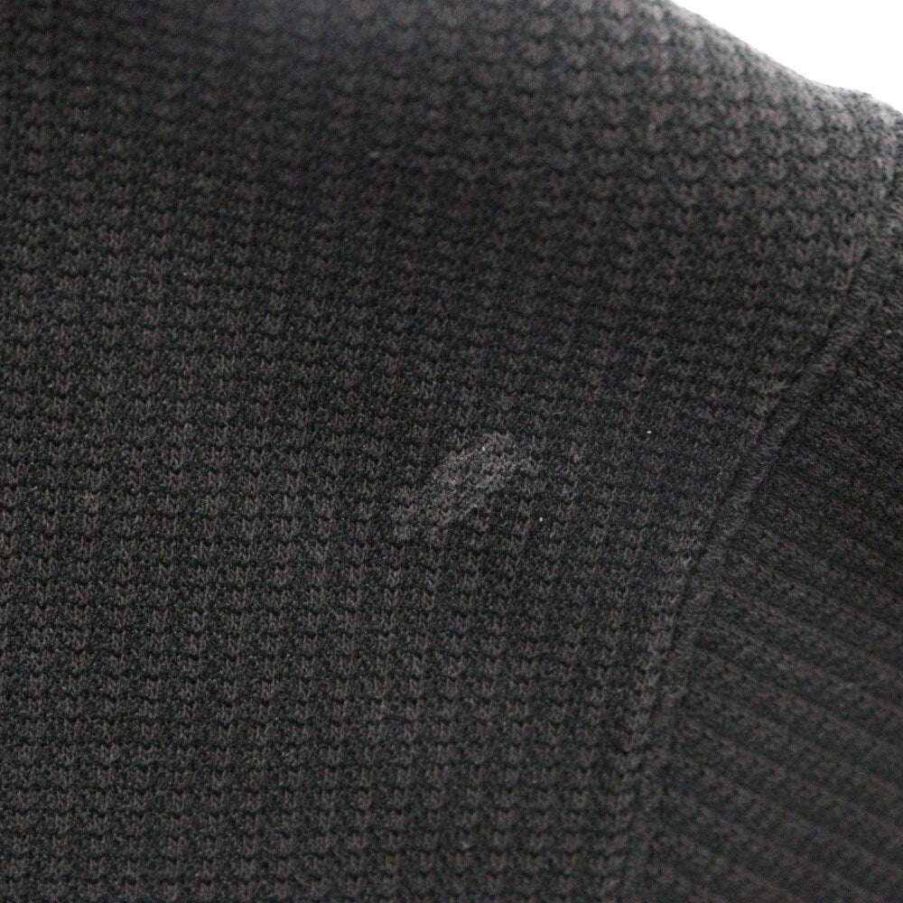 ASTRAET(アストラット) ワッフルショートスリーブ半袖Tシャツ カットソー ブラック 5417-214-0112
