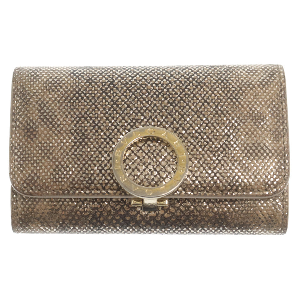 BVLGARI(ブルガリ) カルングスキン コンチネンタル キーケース マルチ 288284 B-ZERO1