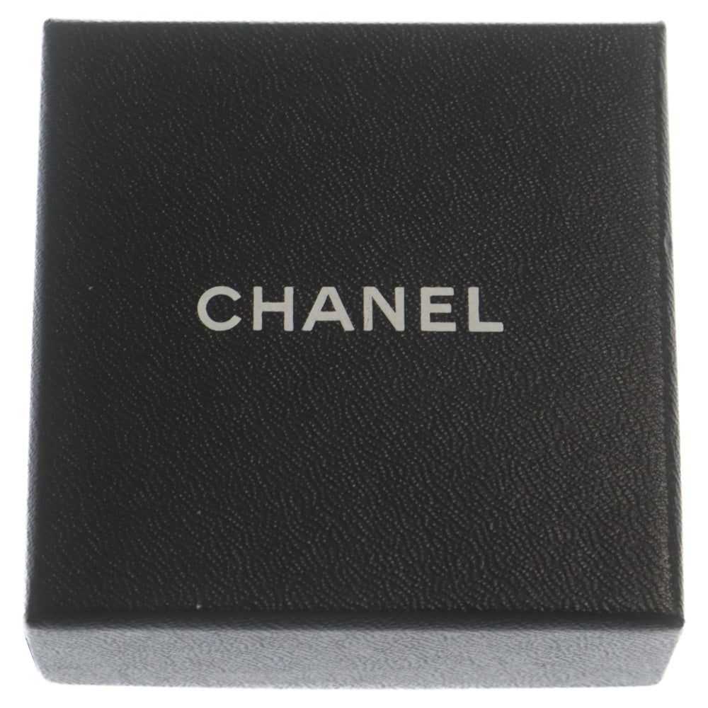 CHANEL(シャネル) 97A pre-Owned 97P ヴィンテージ ロゴボタン モチーフ イヤリング ブラック