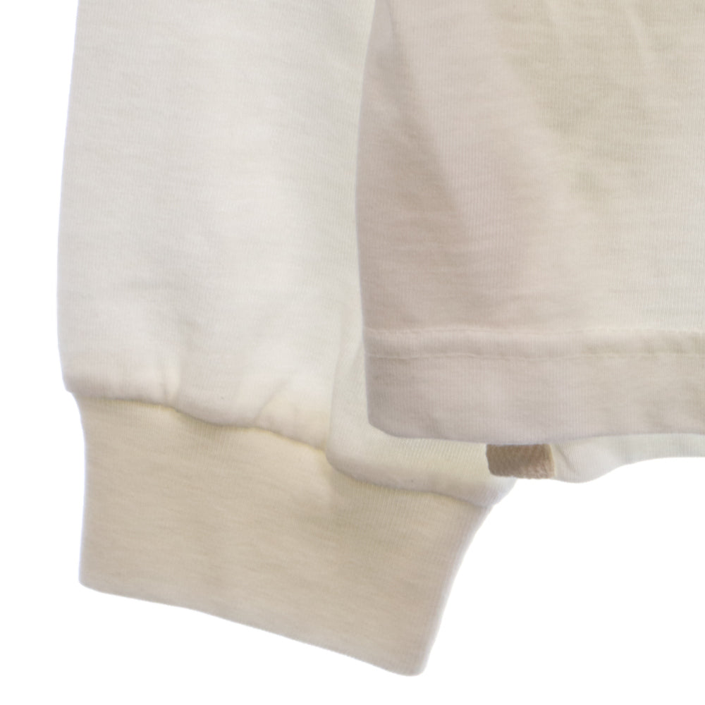 GUCCI(グッチ) 24AW Cotton jersey T-shirt コットン ジャージー長袖Tシャツ ホワイト 768441 XJF3T