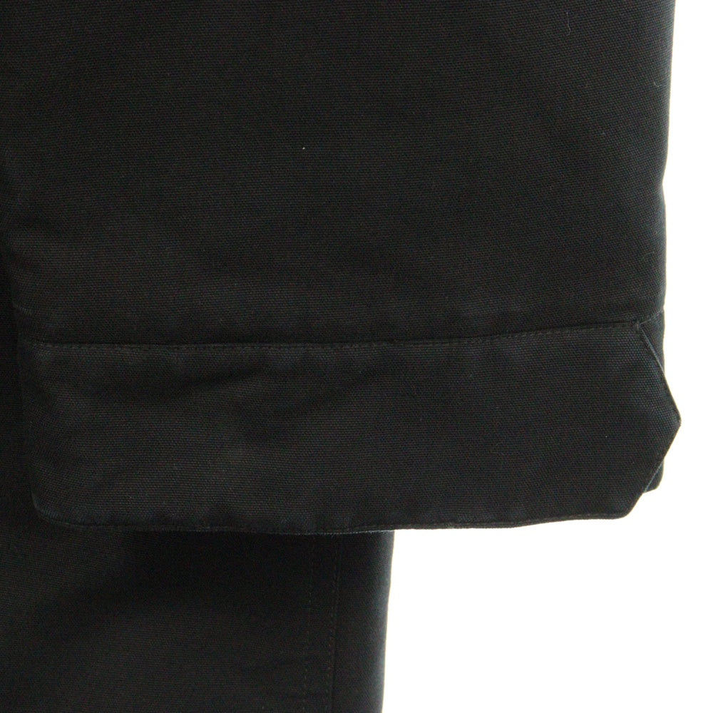 PRADA(プラダ) CANVAS TEC Chester Coat SGC091 S 222 11HJ F0002 NERO キャンバステック チェスターコート ブラック ※ベルト欠品